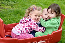 Children in carriage